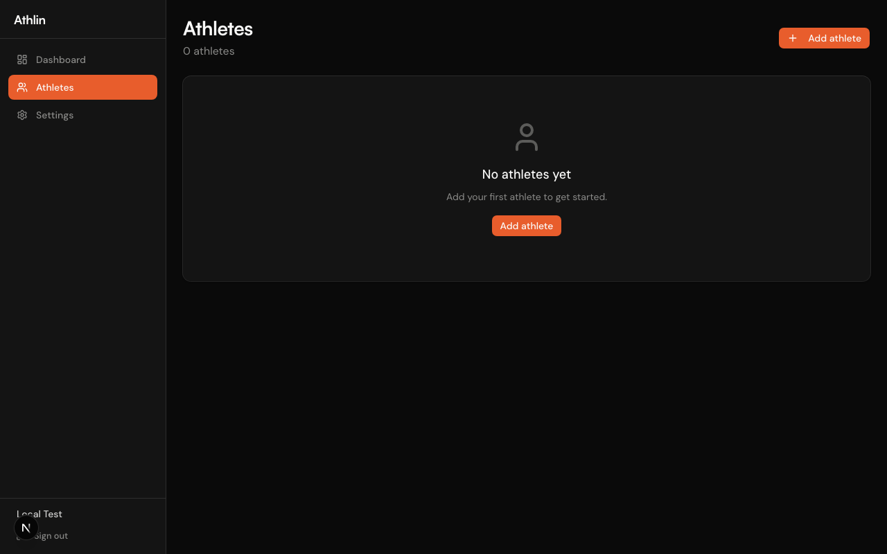 Athlin athlete roster